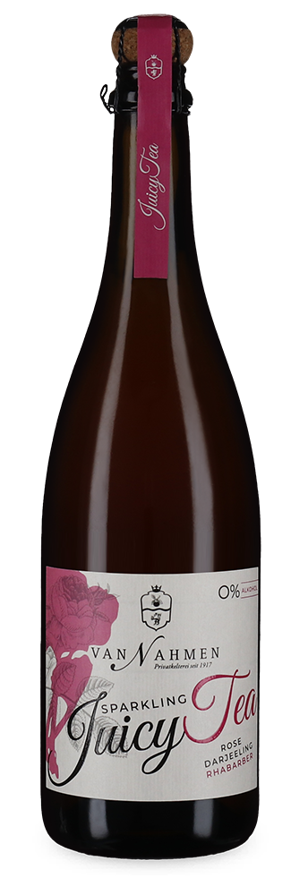 Rose Darjeeling Rhabarber Sparkling Juicy Tea alkoholfrei